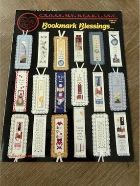 Bookmark Blessings Cross Stitch Instructional Booklet 9 Pgs 1997